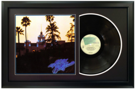 Eagles &quot;Hotel California&quot; Original Vinyl Record Professionally Framed Display - £157.39 GBP