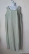 VTG R&amp;M Richards Karen Kwong Soft Green Maxi Dress Sleeveless Women size 22W Zip - £15.50 GBP