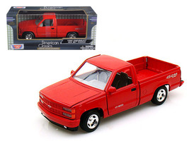 1992 Chevrolet SS 454 Pickup Truck Red 1/24 Diecast Model by Motormax - $33.00