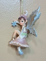 December Diamonds 79-81488 Resin Fairy On Mushroom Ornament 4&quot; - $18.66