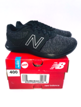New Balance x Isaac Mizrahi 400 Sweater Lace-Up Sneakers -Triple Black 5W - £25.51 GBP