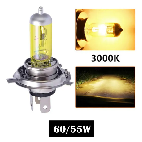 1PCS Super White Halogen Bulb H4 H7 12V 55W 100W 3000K 4300K 6000K 6500K Gl Car  - $135.00