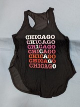 Chicago Tank Tops Unisex Womens Mens Large Colorful Black Mesh Sport Ath... - £11.89 GBP