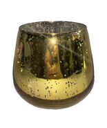 Yellow Sparkly Metallic Semi-Translucent Candle Holder (SHIPS IN 24 HOURS) - $33.88 CAD