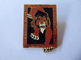 Disney Trading Pins 170581     Monogram - Scar - Rightful Ruler - Lion King Fram - £22.45 GBP