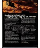 1977 Magazine Car Print Ad - HONDA CVCC 5 Speed A6 - $4.74