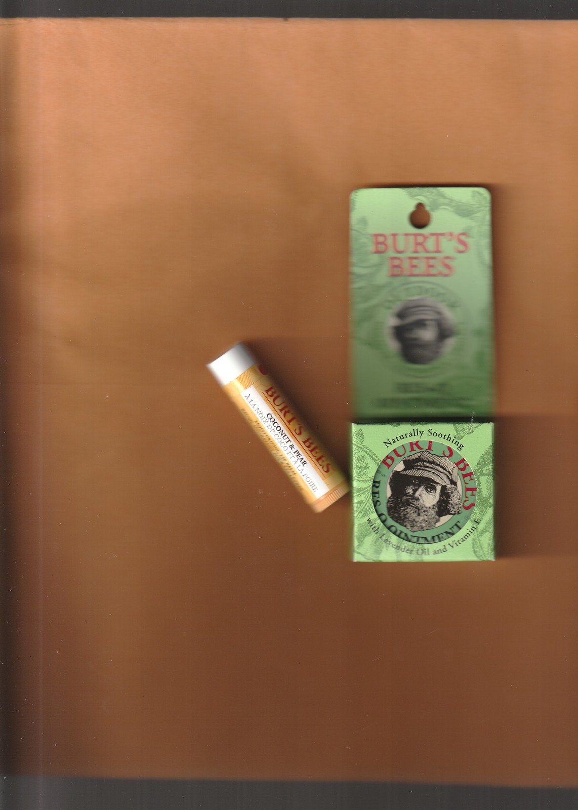 Burt&#39;s Bees 2 Products RES-Q OINTMENT &amp; Coconut/Pear LIP BALM Tube - New... - $8.99