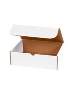 White Corrugated Cardboard Mailing Boxes, 12.75&quot; x 6.25&quot; x 4&quot;, Pack of 1... - £14.91 GBP