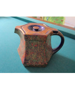 Antique RARE Sponge multicolor stoneware teapot made in Japan ORIGINAL - £66.48 GBP