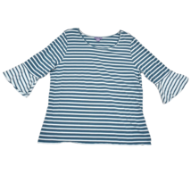 Laura Scott Knit Top Striped Petite 3/4 Sleeve Size XLP - $16.35