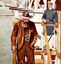 Cronje&#39;s Arrival At St Helena 1902 Color Plate Art Emerson History Print... - $236.63 MXN