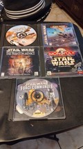 Star Wars Lucas Phantom Racer Force Squadron Monopoly PC CD Roms Lot 5 Games - £45.16 GBP