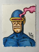 Cyclops  X- men Marvel Comics  By Frank Forte Original Art Marker Drawing RARE - £22.49 GBP