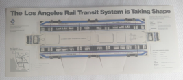 Blue Line Light Rail Car Paper Model Long Beach - Los Angeles Rail - £27.74 GBP