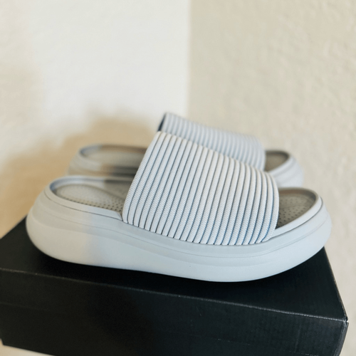 Rag & Bone Brixley Knit Slide Sandal, Gray/Blue, Size 10 (Euro 40), NWT Item image 6