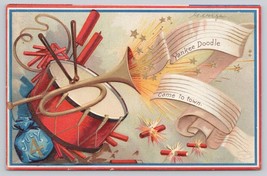 Postcard Unsigned Ellen Clapsaddle Yankee Doodle Firecrackers Fourth Of July - £7.14 GBP