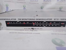 rohde & Schwarz M Monitoring demodulator FKDL 338.9014.51 87.5-108Mhz - £2,514.04 GBP