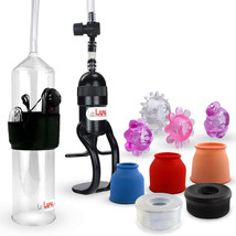 LeLuv Penis Pump with Bullet Zgrip EasyOp + 5 Sleeves, 4 Disposable Jelly Rings - £32.53 GBP