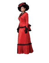 Women&#39;s Black Victorian Sadie Dress Theater Costume L - $259.99+