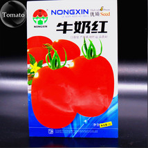 Milky Red Elliptical M Sweet Tomato Seeds Pack 300 Seeds Tasty Bright Red Tomato - $8.38