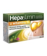 Hepaslimin with vitamin D3, 30 tablets digestion , slimming , liver - £17.26 GBP
