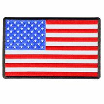 Hot Leathers - PPB1033 American Flag Reflective Patch (6&quot; Width x 4&quot; Height) - £8.02 GBP
