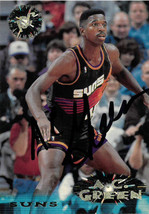 AC Green signed Phoenix Suns 1995-96 Topps Stadium Club Basketball Trading Card  - £17.28 GBP