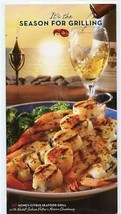 Red Lobster Restaurant It&#39;s the Season for Grilling Menu 2008 - £14.27 GBP