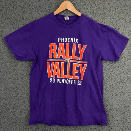 Primary image for Phoenix Suns Rally the Valley 2022 Playoffs T-Shirt Tee LARGE Short Sleeve Adult
