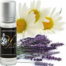 Chamomile &amp; Lavender Premium Scented Perfume Roll On Fragrance Oil Vegan - £10.23 GBP+