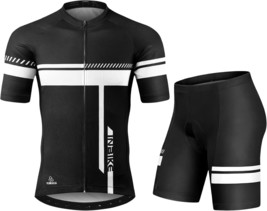 The Men&#39;S Inbike Cycling Jersey Set With 3D Padded Shorts Is A Reflective, - $51.96