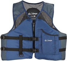 Navy, X-Large, Onyx Mesh Classic Sport Life Jacket. - $57.97