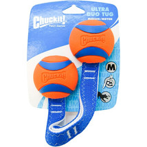 [Pack of 4] Chuckit Ultra Duo Tug Dog Toy Medium 1 count - £60.00 GBP