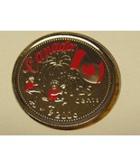 2006 Painted Canada Day 25 Cent Quarter Unc - £5.28 GBP
