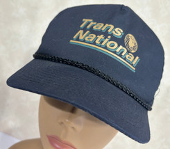 Trans National Express Trucking Vintage Big Rig TruckerSnapback Baseball Cap Hat - £15.56 GBP