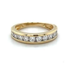 Diamond 14K Yellow Gold 2.8g Size 4.5 - £2,355.80 GBP