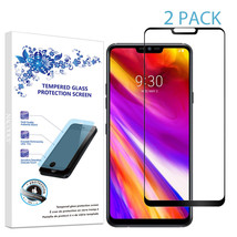 2X For Lg Q9/Lg G7 Thinq/Lg G7 One Full Cover Tempered Glass Screen Protector - £10.59 GBP