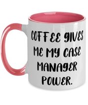 Gag Case manager Gifts, Coffee Gives Me My Case Manager Power, Case manager Two  - £15.62 GBP