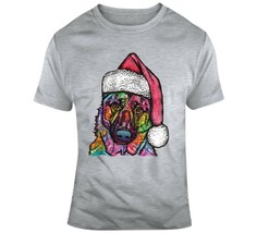 Retro Psychedelic Christmas Shepherd T Shirt - £21.33 GBP
