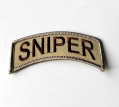 US ARMY SNIPER SPECIAL OPS DESERT FORCES PATCH 4 X 1.5 INCHES - £4.50 GBP
