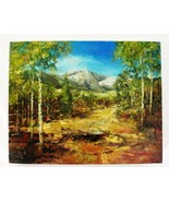 Stephen Shortridge Fall Grand Teton Orig. Oil St.Canvas Wyoming landscap... - £2,713.57 GBP