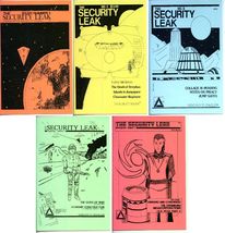The Security Link - Issues 1-5 - 1980s Traveller RPG Fanzine - $35.00