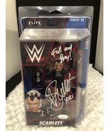 WWE SCARLETT  Signed Mattel WWE Elite Series 92 Action Figure JSA COA In... - £74.74 GBP