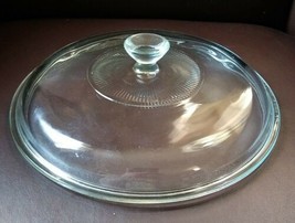 Pyrex Clear Glass Corning Ware Replacement Round Lid 624C - £9.41 GBP