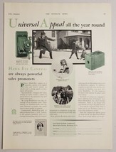 1931 Print Ad Kodak Hawk-Eye Cameras Snowball Fight Rochester,New York - £13.05 GBP