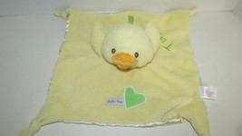 Baby Gund Satineesnug Duck Baby Love green heart Security Blanket TAYA  - £21.93 GBP