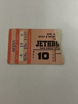 JETHRO TULL Concert Ticket Stub 11/10/1980 San Diego Sports Arena - £27.73 GBP