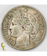 1888-A France 2 francs, Silver Coin KM# 817.1 - $114.35