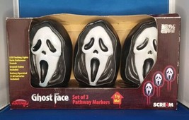 NOB Ghost Face Set Of 3 Pathway Markers Scream 4 Fun World RARE - Box Damage - £158.09 GBP