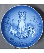 BING &amp; GRONDAHL 2010 Mother’s Day Plate B&amp;G BORDER COLLIE &amp; PUPS Mint! - €115,91 EUR